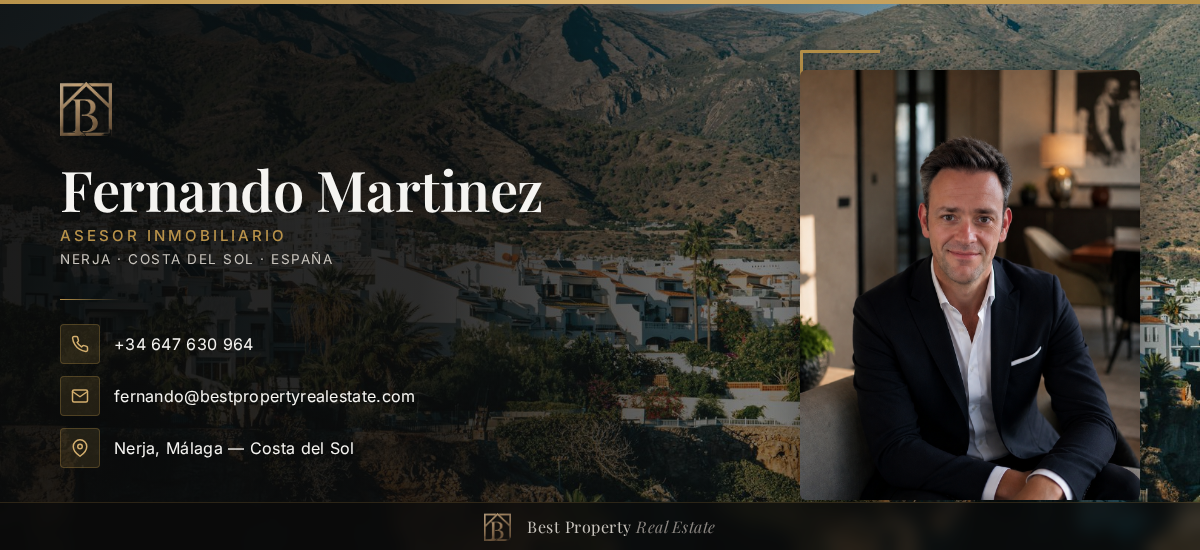 Fernando - Best Property Real Estate - Asesor Inmobiliario en Nerja, Costa del Sol
